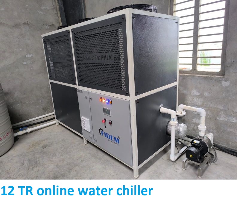 12 TR online water chiller