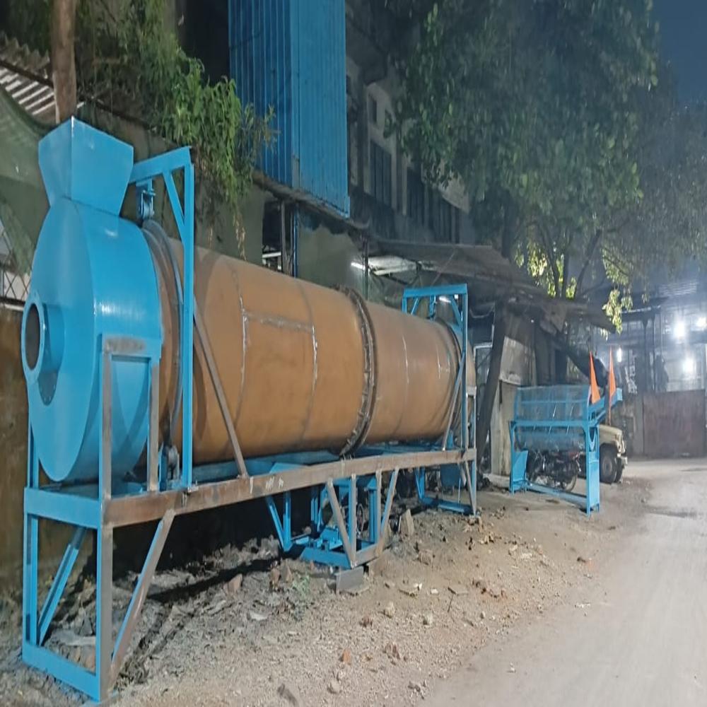 Fertilizer Rotary Dryer Machine - Color: Blue