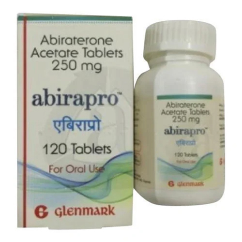 Abirapro Abiraterone Acetate Tablets , Glenmark Pharmaceuticals Ltd, 120 Tablet In 1 Bottle