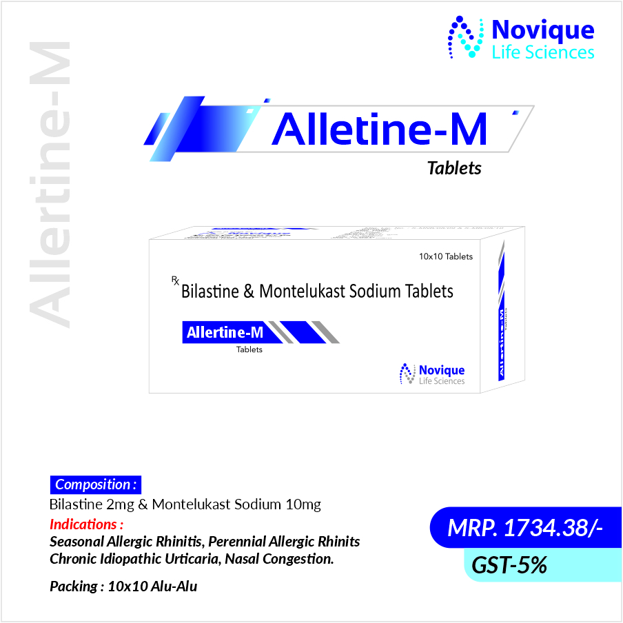 Bilastine And Montelukast Sodium Tablets
