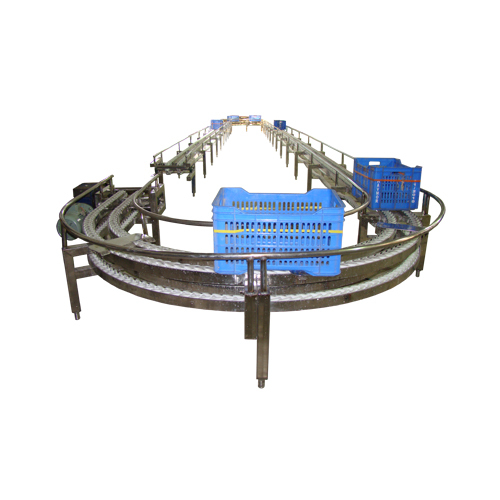 Capsule Type Continuous Moving Crate Conveyors