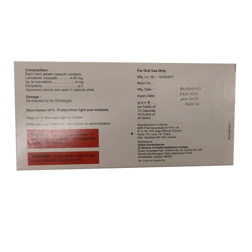 Lenced 4 Mg Capsule - Recommended For: Doctor