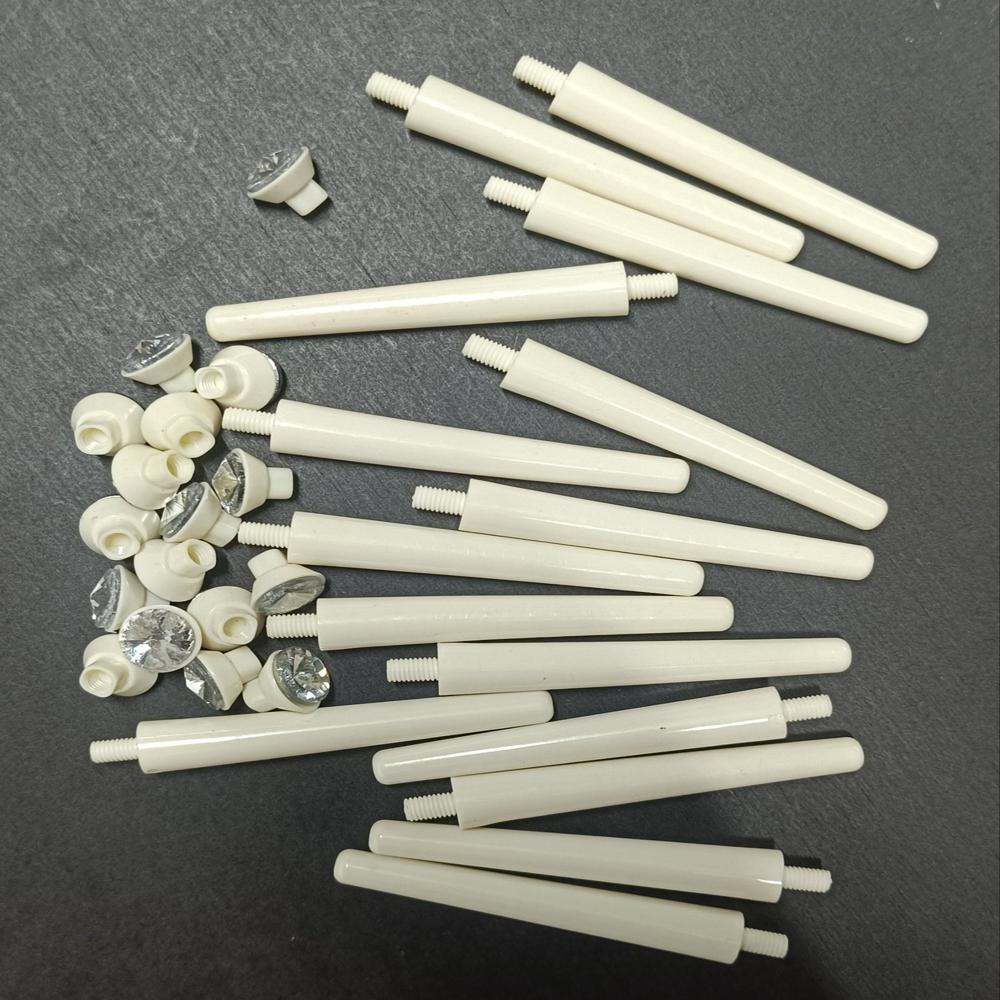 Glass Stand for Photo Frame & Crystal Display | Plastic Diamond Head Stand | Table Display Holder