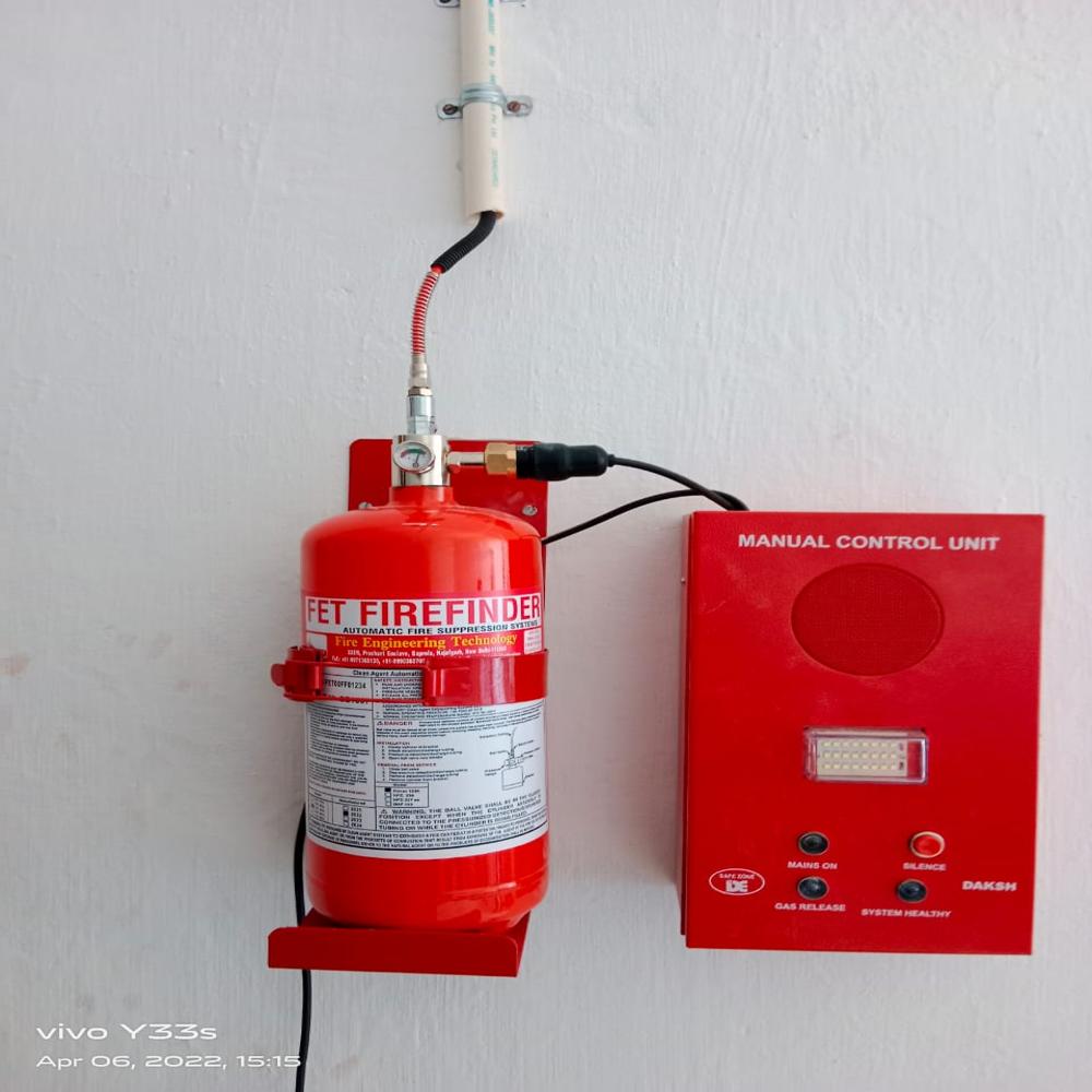 Server Room Novec 1230 Fire Suppression System - Coating Type: Crome