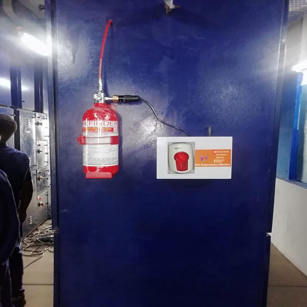 Server Room Novec 1230 Fire Suppression System - Coating Type: Crome