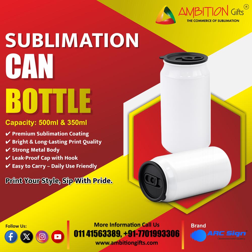 Sublimation Can Bottle  Printable Aluminum Can Bottle for Custom Printing
