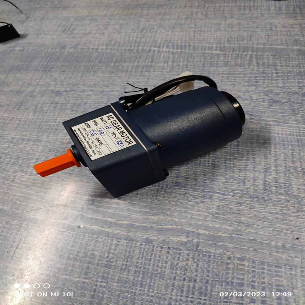 Inline Gear Motors - 25w To 180w Power, 230/440v Rated Voltage, 15 To 400 Rpm Speed | High Efficiency, Versatile Performance, Compact Design