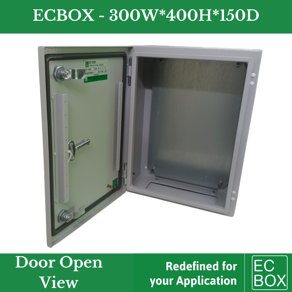 Ecbox304015 Panel Boxes Enclosure - Color: Grey