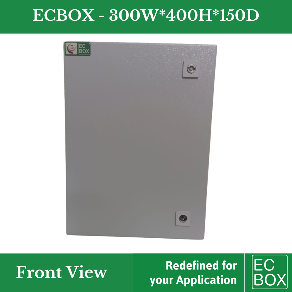 Ecbox304015 Panel Boxes Enclosure - Color: Grey