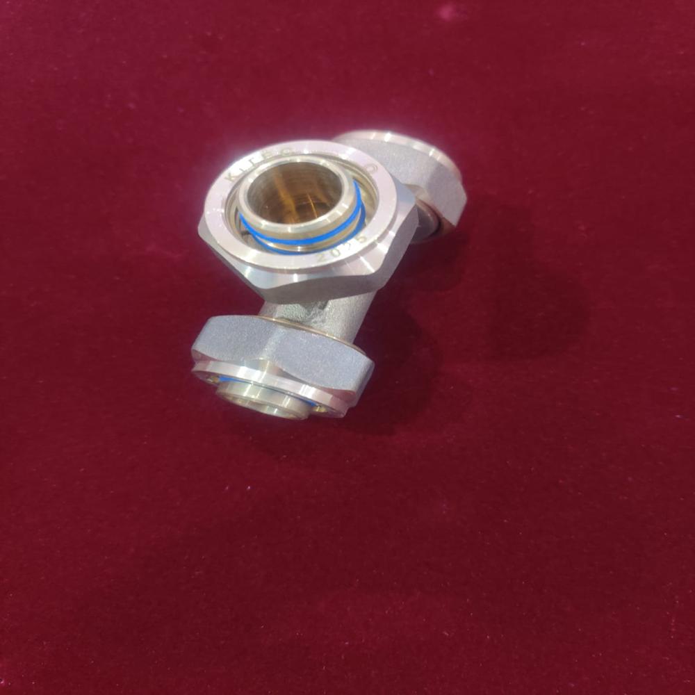 Kitec Equal Tee- Brass
