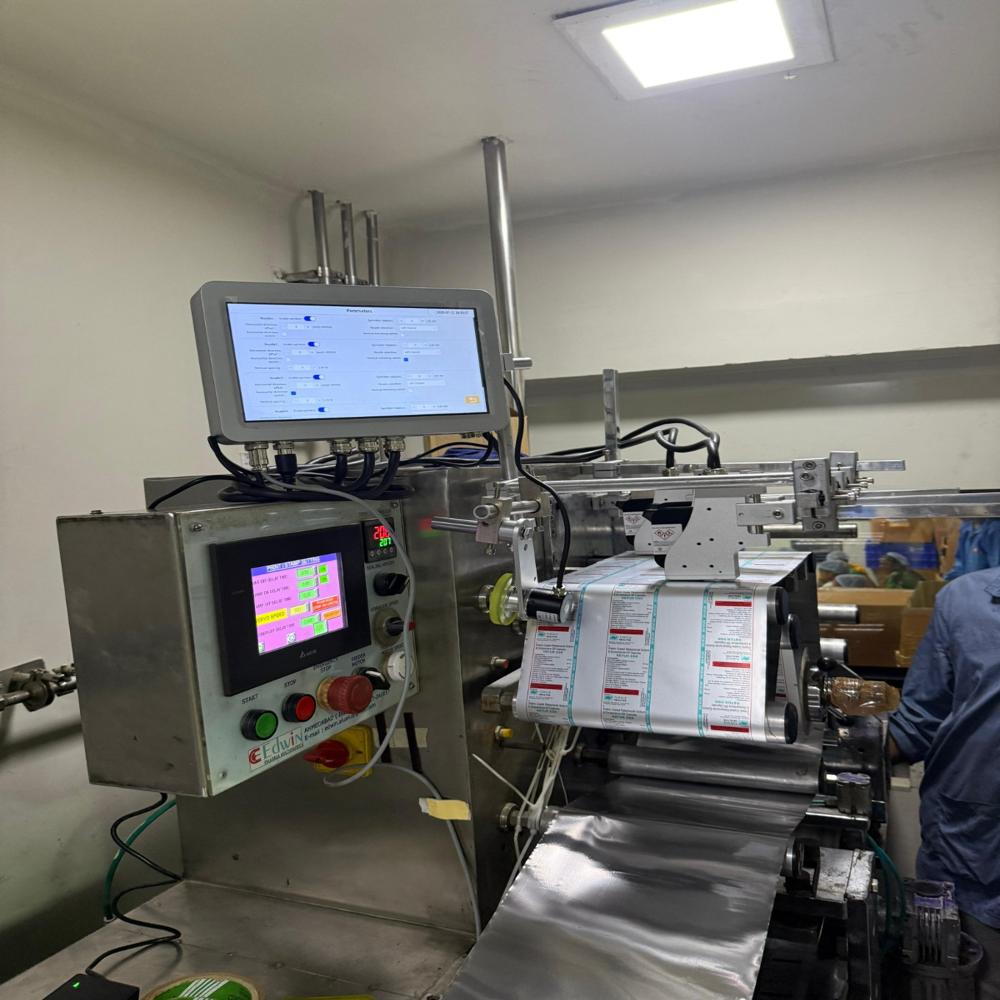 25mm TIJ batch coding printer 4 head