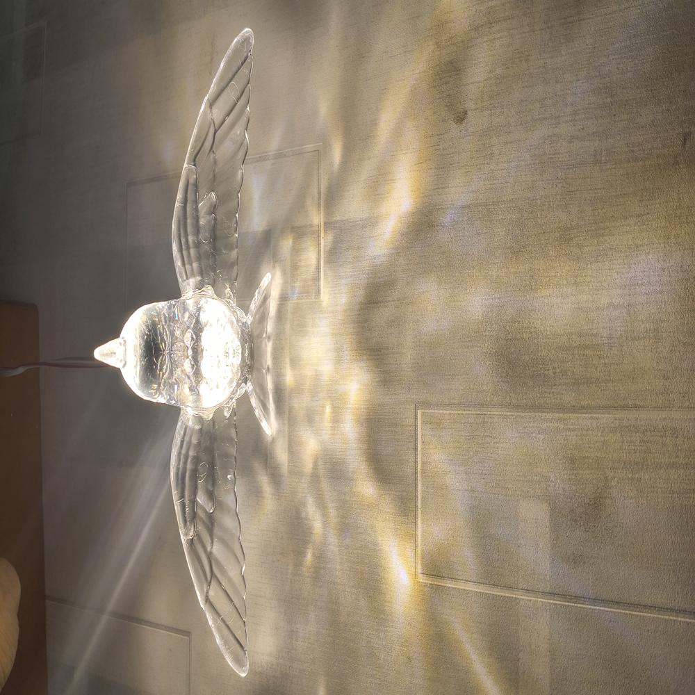 HANGING CRYSTAL SPARROW LIGHT