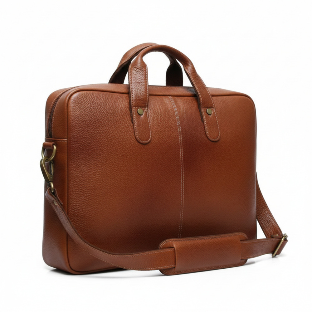 Genuine Leather Executive Laptop Briefcase