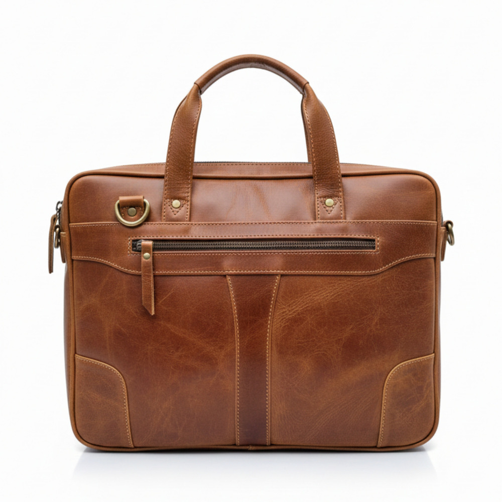 Handcrafted Leather Business Shoulder Bag