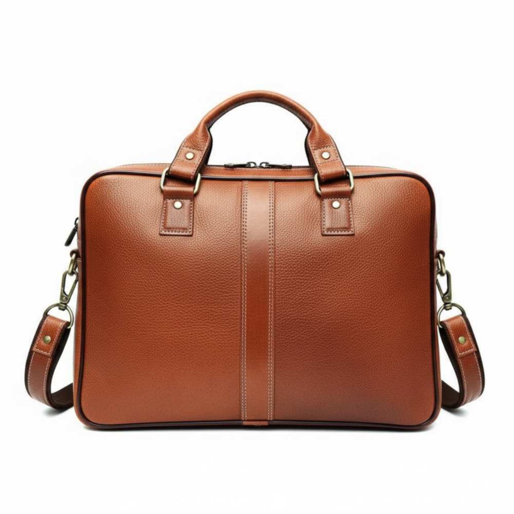 Leather Office Travel Laptop Bag