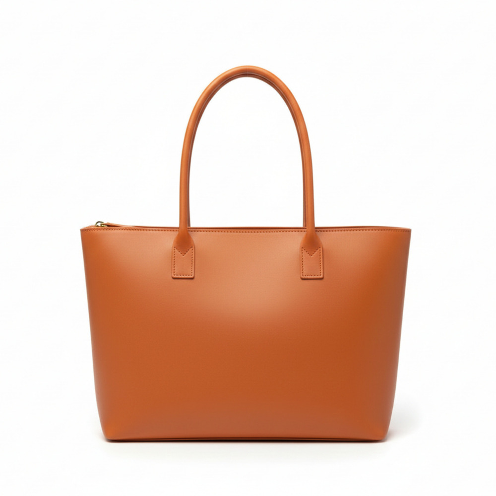 Smooth Finish Leather Tote Bag