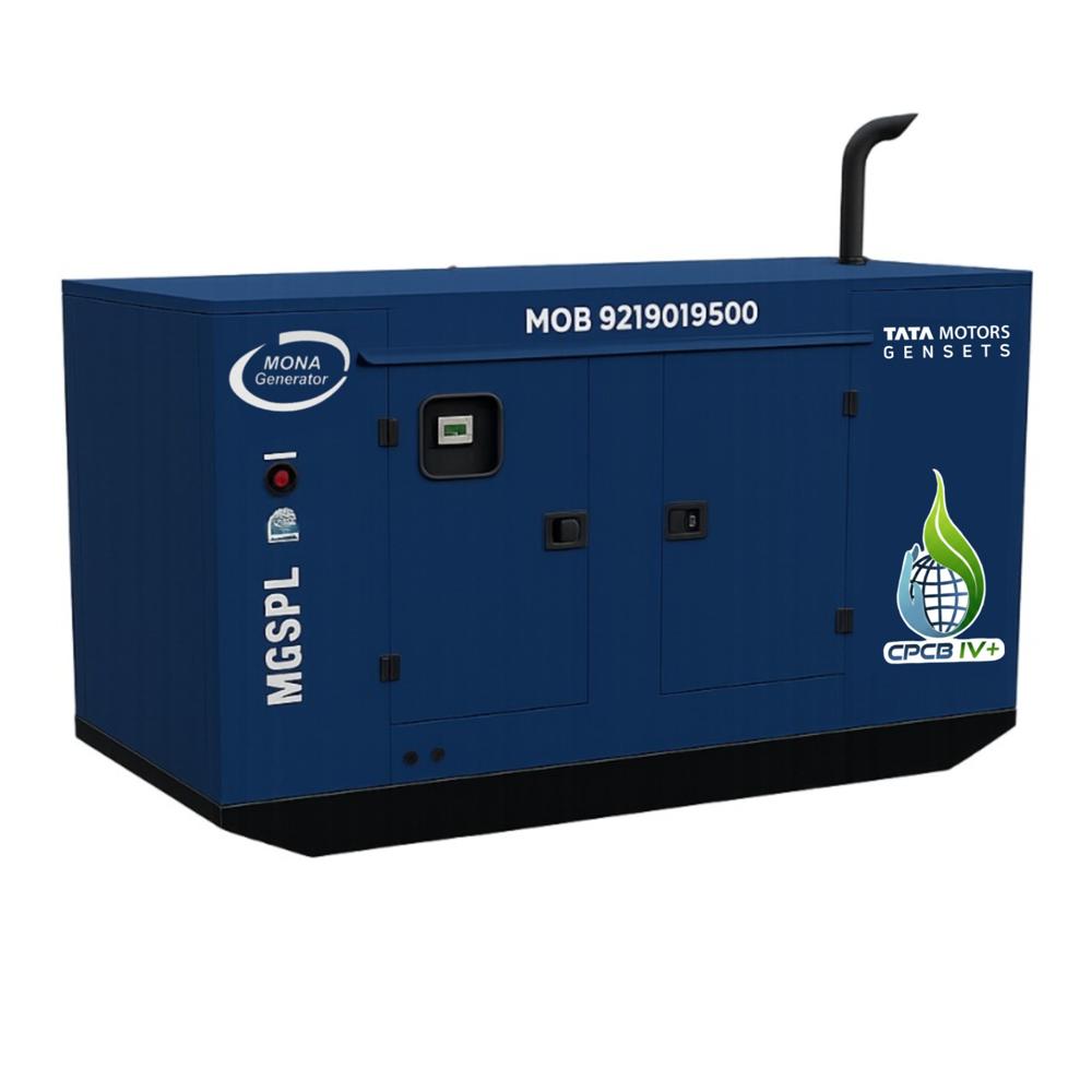 Silent Diesel Generator 125 kVA Tata Motors Three Phase Diesel Genset