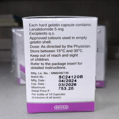 Lenome 5 Mg Capsule - Recommended For: Doctor
