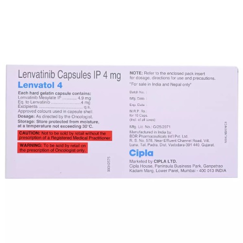 Lenvatol 4 mg Capsule