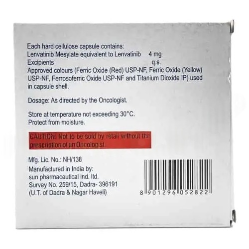 Lenvenib 4 mg Capsule