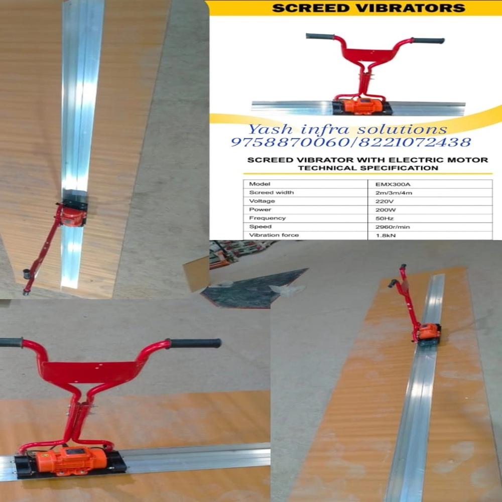 Screed Vibrator - Capacity: 2.2kn Pcs/min