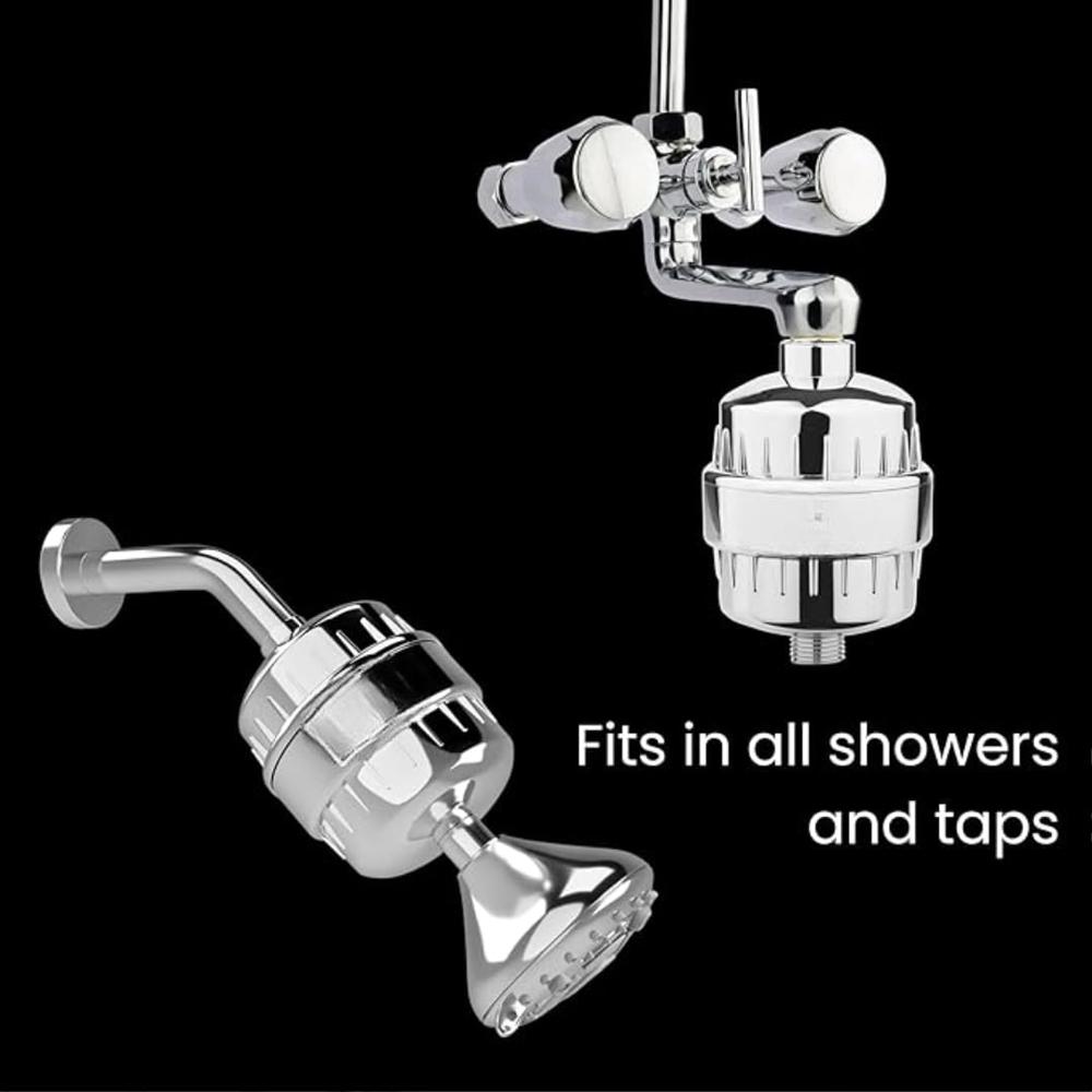 15 PRO Shower & Tap Filter for Hard Water