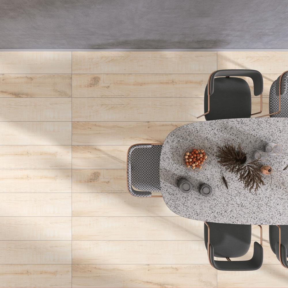 1525 20X120CM Wooden Plain-Punch Tiles