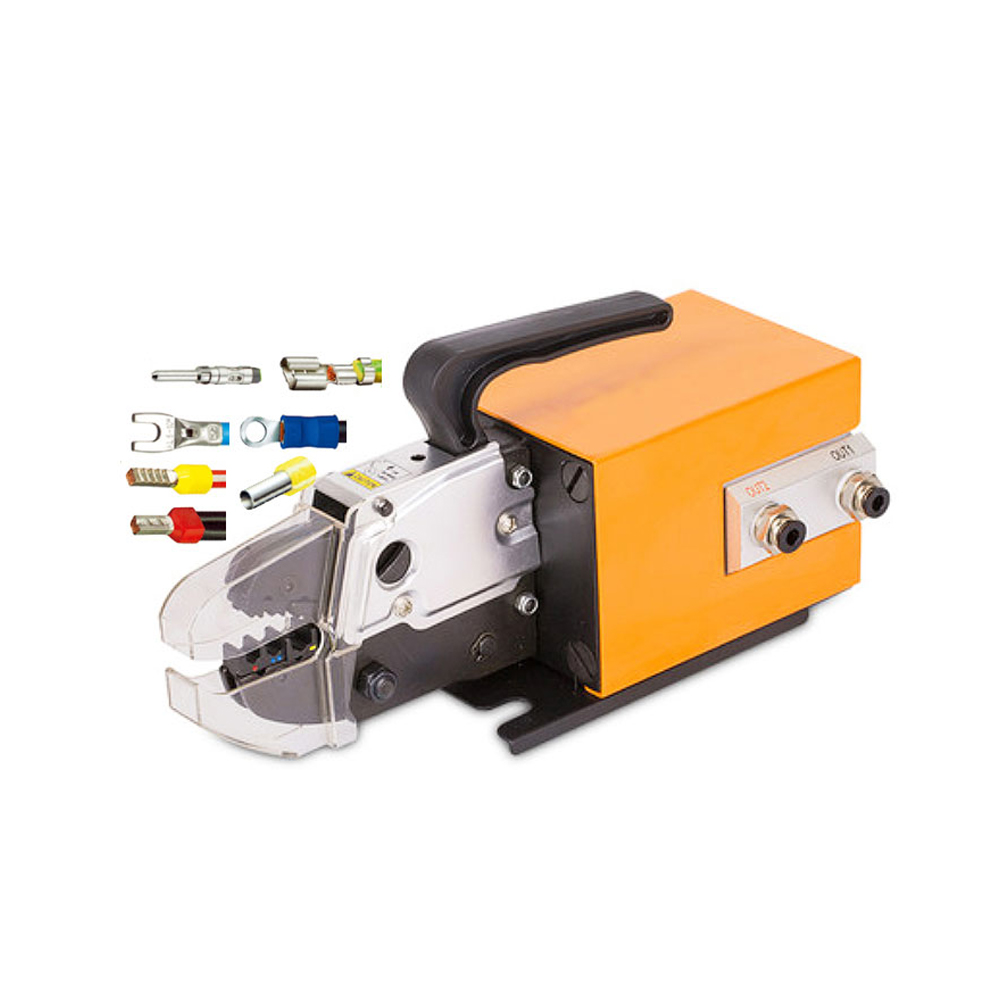 Pneumatic terminal crimping machine