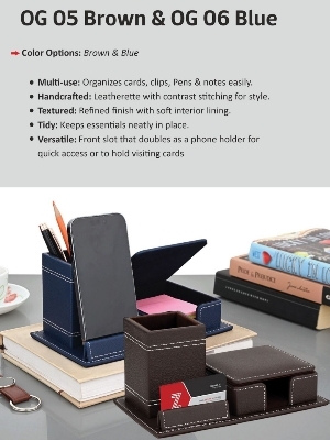 Desk Organizer with Mobile Stand
