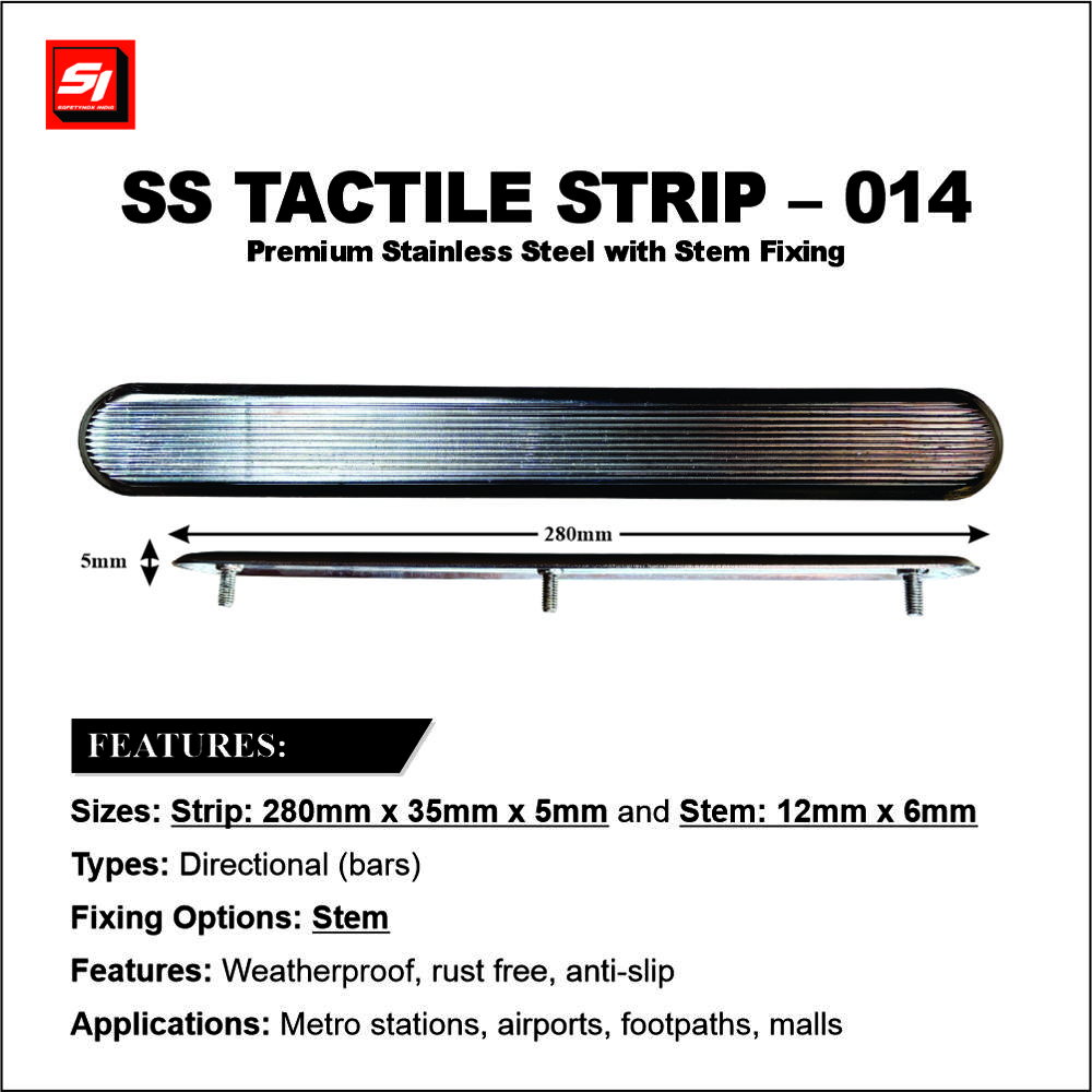 SS Tactile Strip 014 Grade 316 (Stem)