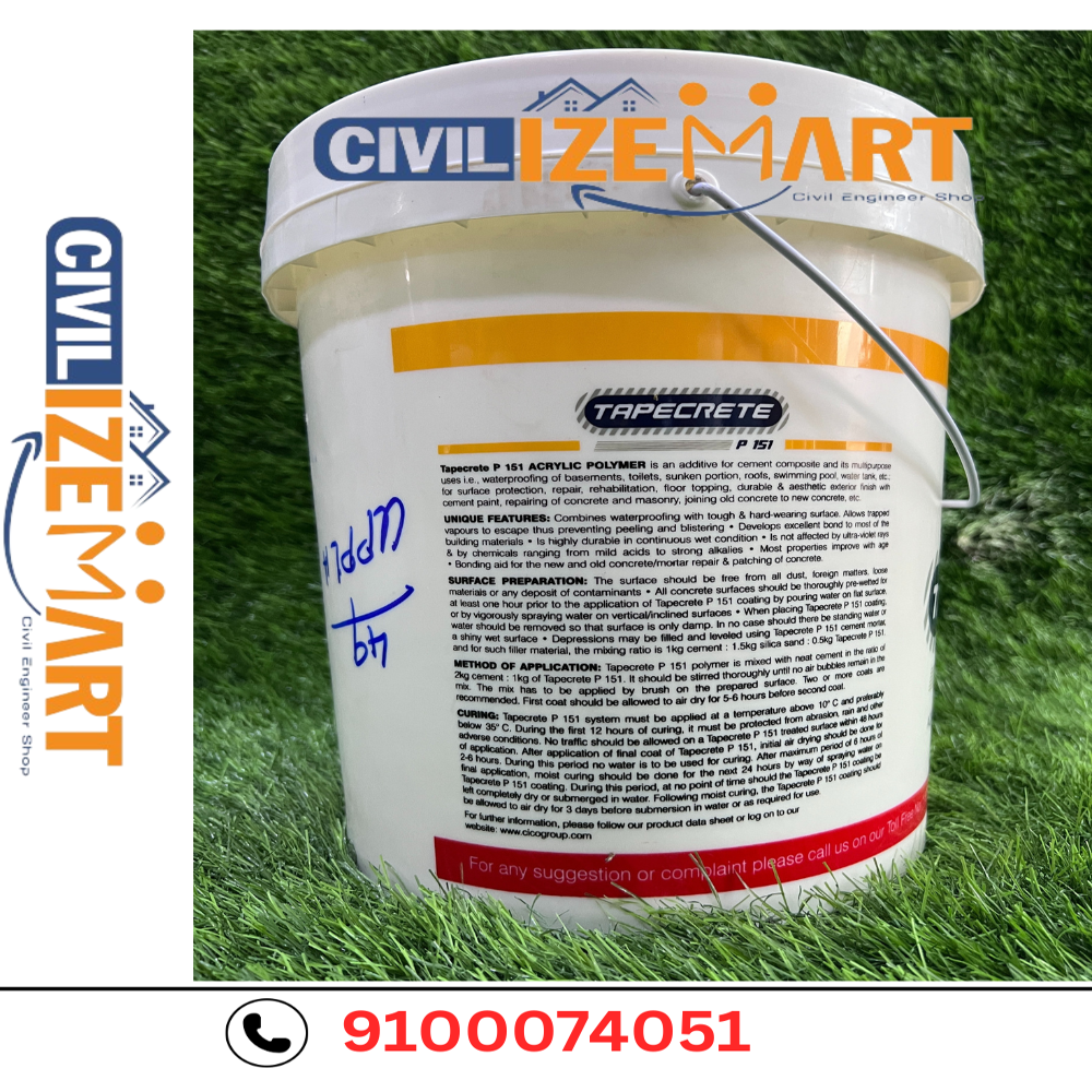 CICO TAPECRETE P-151 POLYMER WATERPROOFING ADMIXTURE
