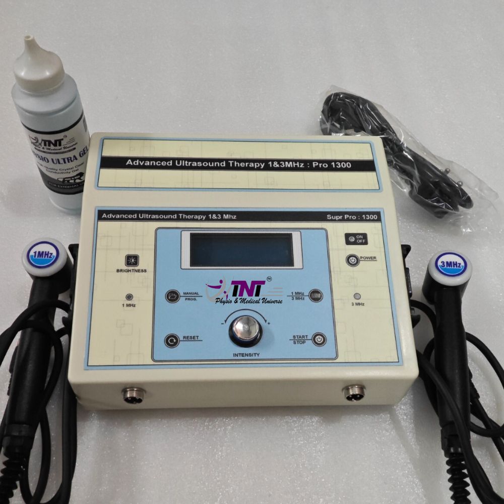 TNT ultrasonic 1&3mhz physiotherapy machine 