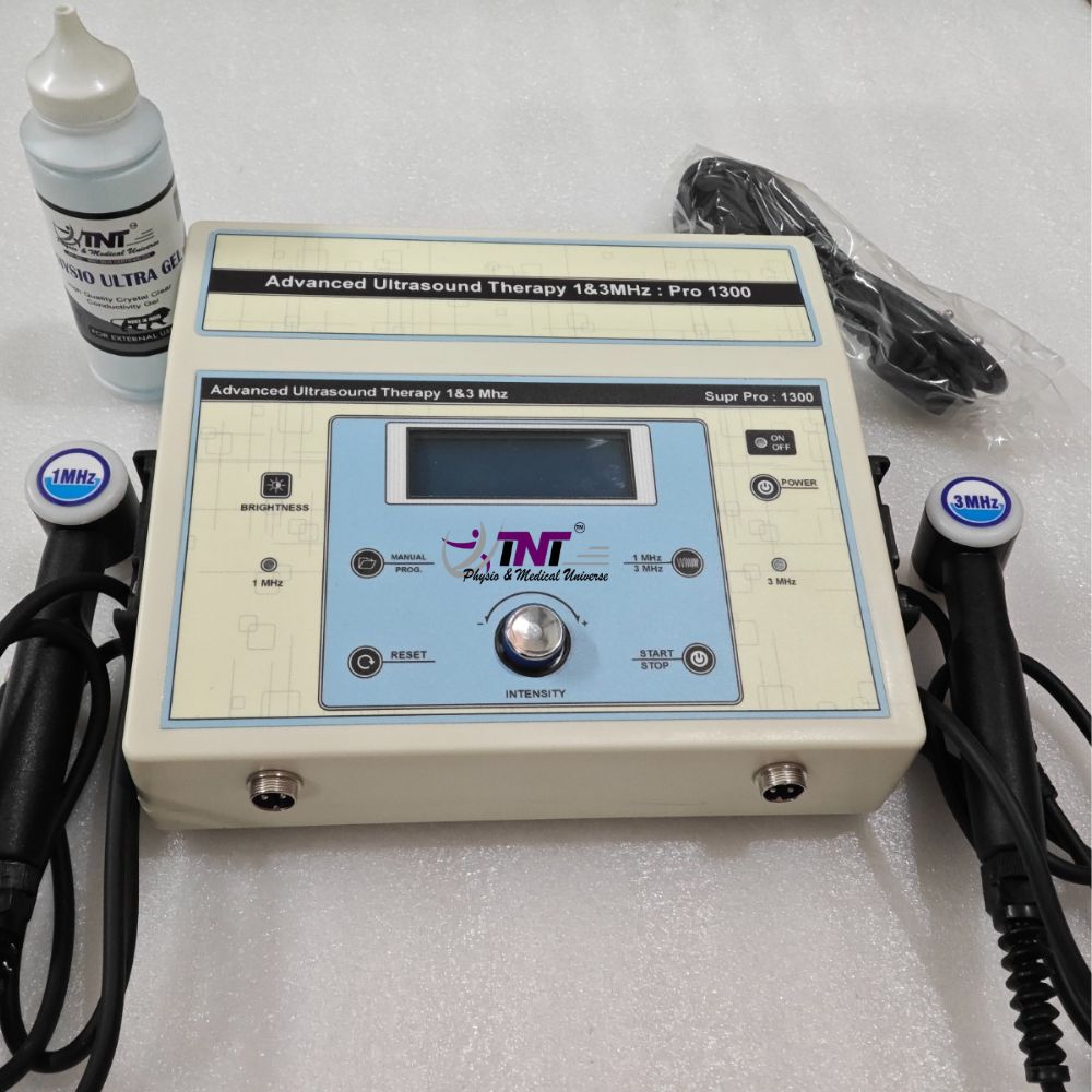 TNT ultrasonic 1&3mhz physiotherapy machine 