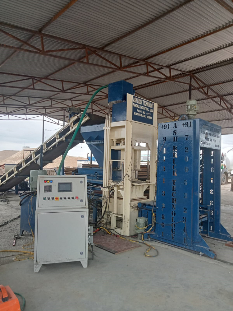 Fully Automatic Concrete Block Making Machine