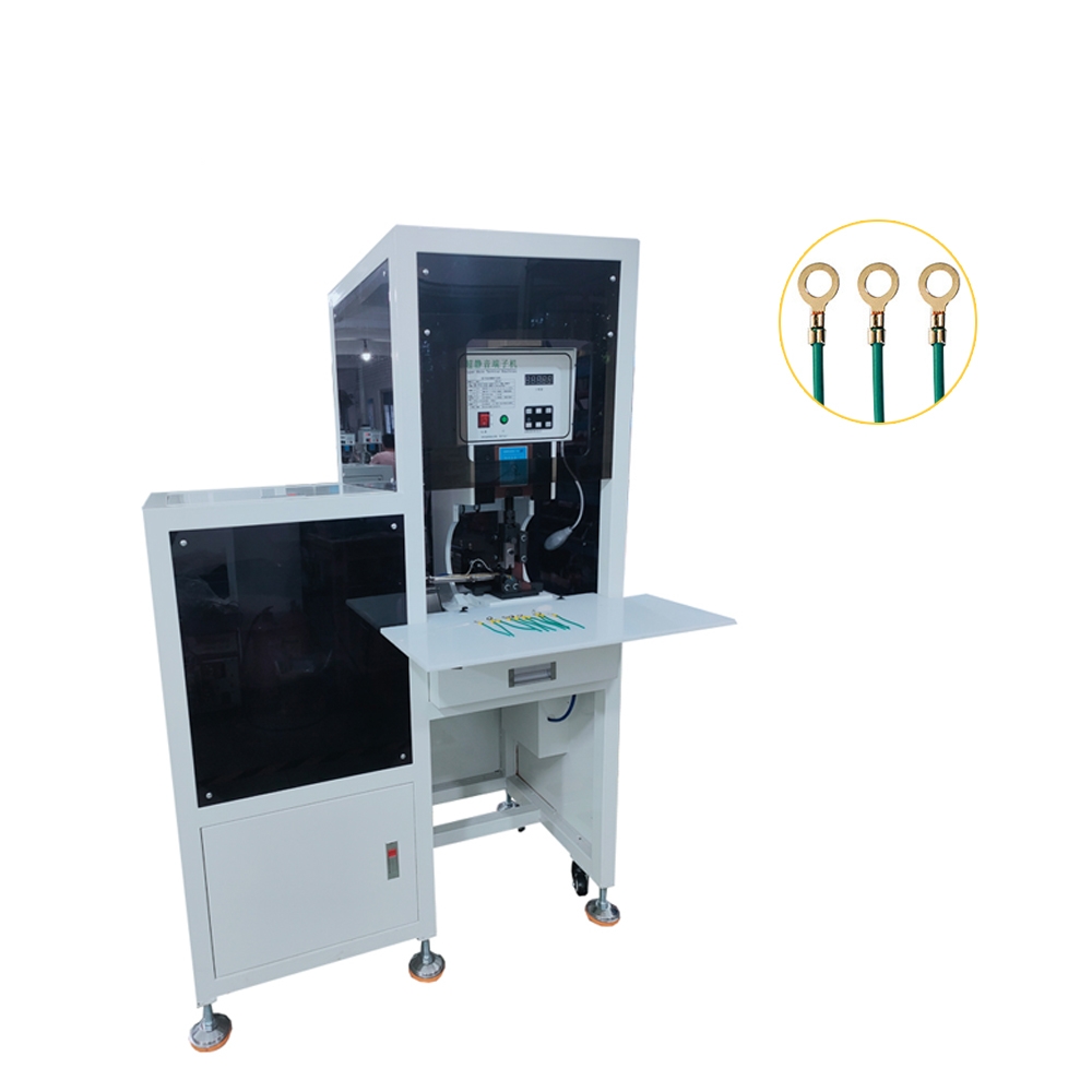 Terminal crimping machine with  vibration plate 2T