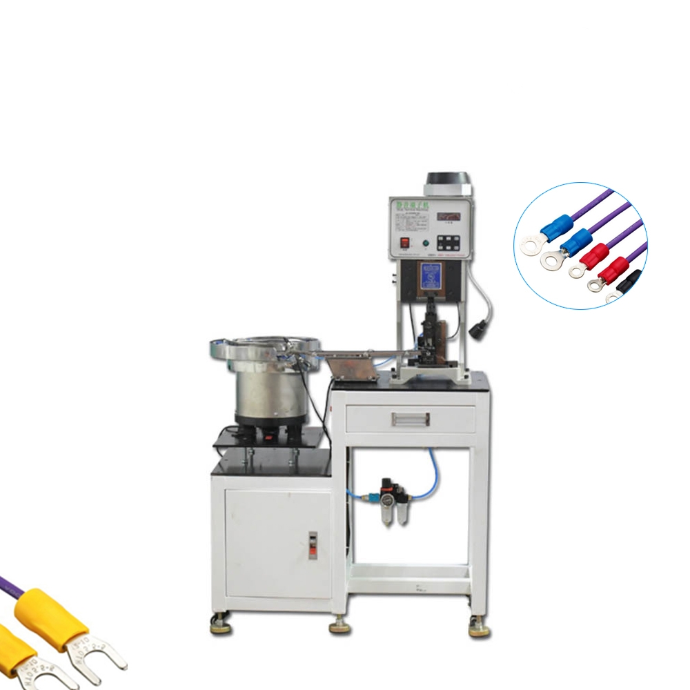 Terminal crimping machine with  vibration plate 2T