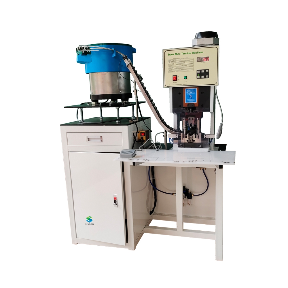 Terminal crimping machine with  vibration plate 2T