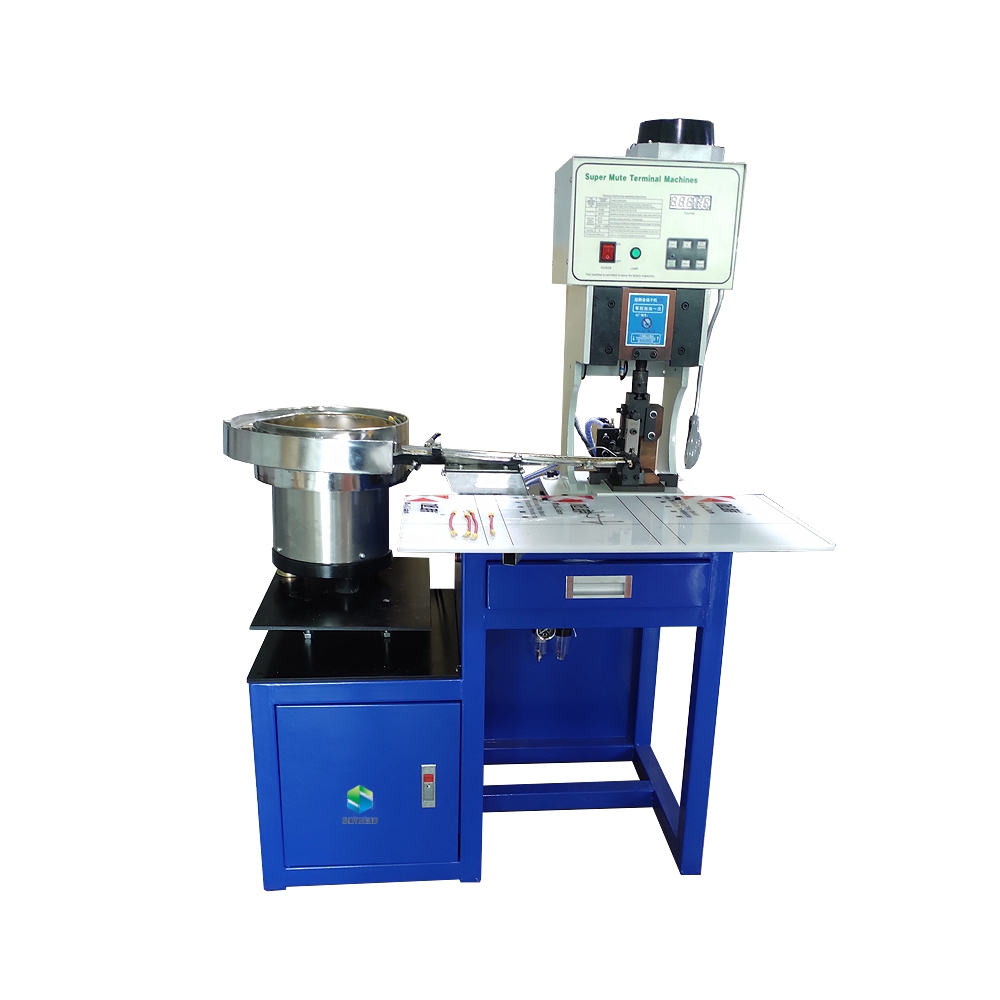 Terminal crimping machine with  vibration plate 2T