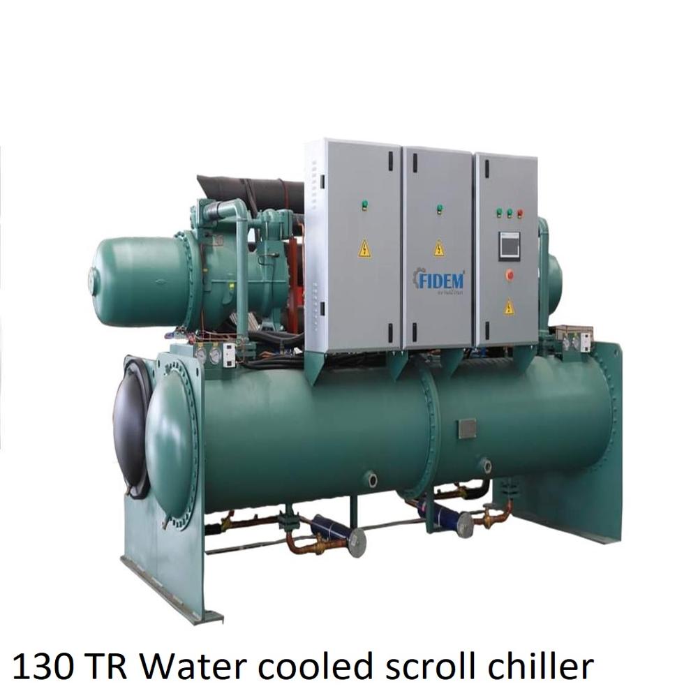 130 TR Water cooled scroll chiller