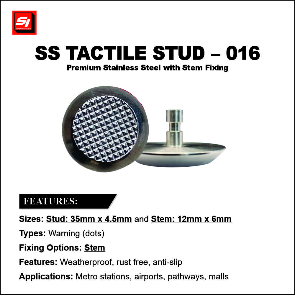 SS Tactile Stud 016 Grade 304 (Stem)