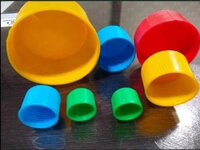 Plastic Female & Male Thread Caps - Color: Red