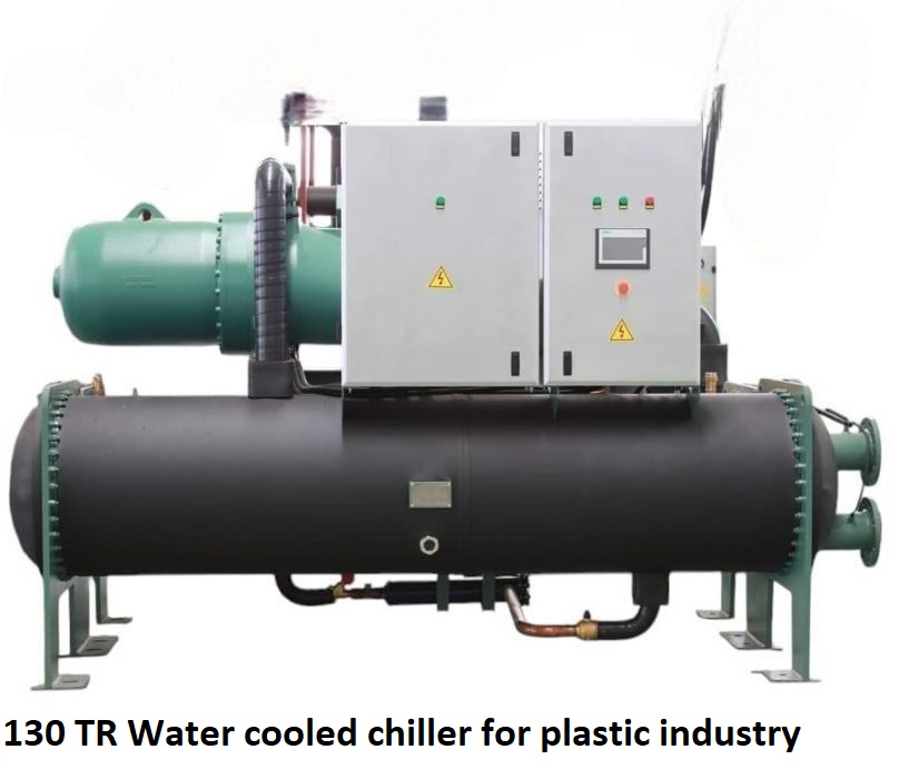 130 TR Water cooled chiller for plastic industry