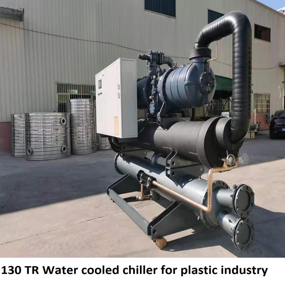 130 TR Water cooled chiller for plastic industry