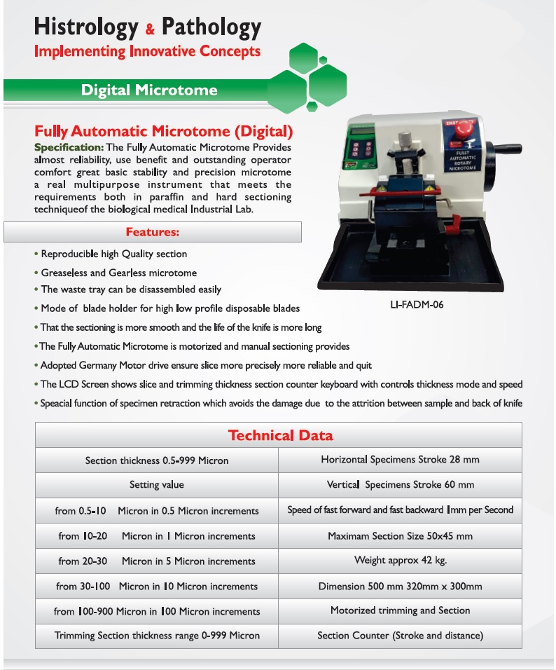 Fully Automatic Microtome
