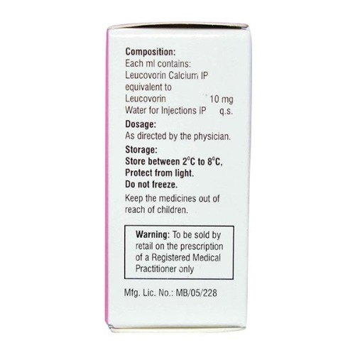 Leucovorin calcium 50 mg Injection