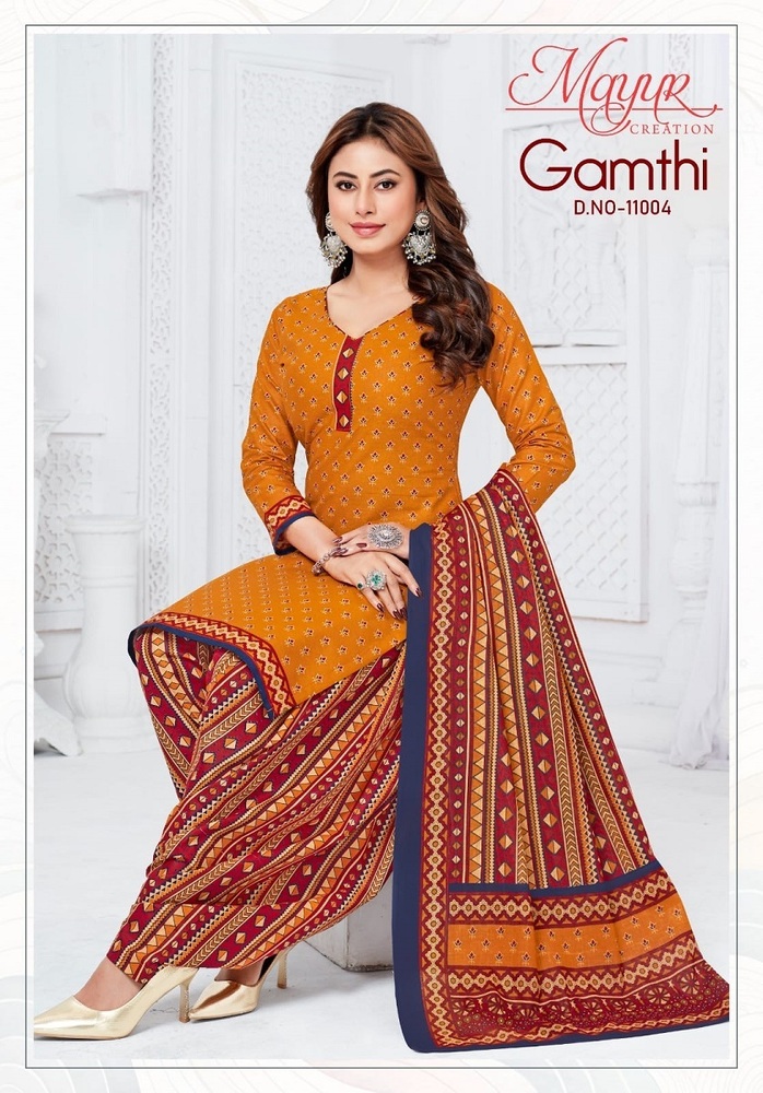 Mayur Gamthi Vol 11 Dress Material