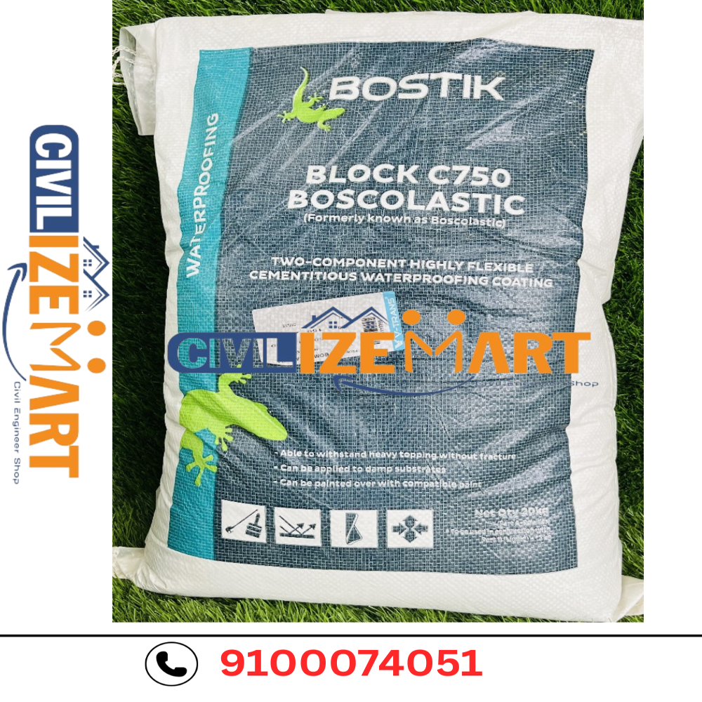 LIQUID WATERPROOFING CHEMICAL FOR SWIMMING POOL & WATERTANK- BOSTIK