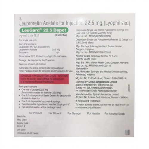 Leugard  22.5 mg Injection