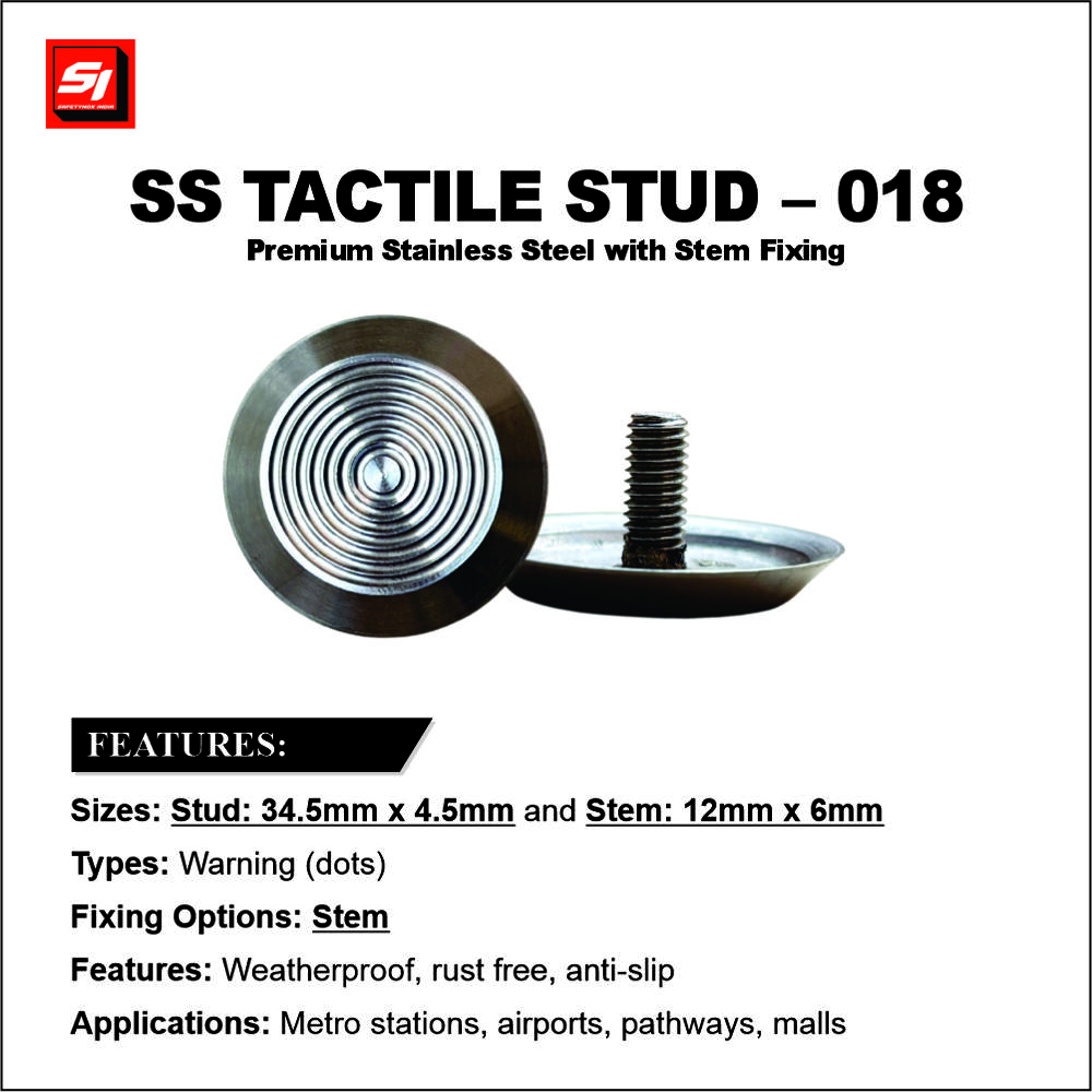 SS Tactile Stud 018 Grade 304 (Stem)