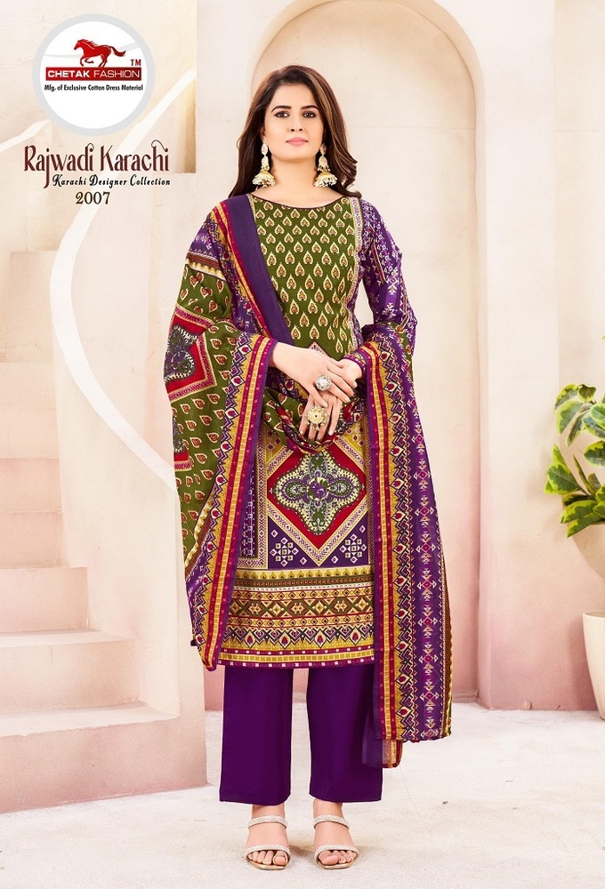 Chetak Rajwadi Karachi Vol-2  Karachi Dress Material